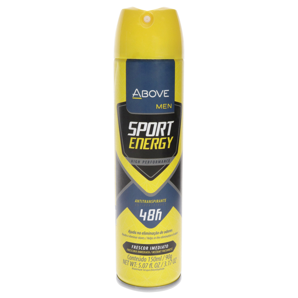 48 Hours Sport Energy Antiperspirant Deodorant by Above 3.17 oz Deodorant Spray